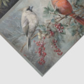 Weihnachts-Kardinäle & Winter Florals für Decoupag Seidenpapier (Ausschnitt)