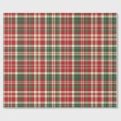Weihnachts-Kariert 01-GIFT-WRAPPING-PAPIER Geschenkpapier (Flach)