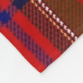 Weihnachts Kariert Fleece Blanket (Ecke)