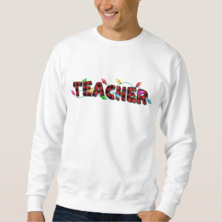 Weihnachts-Kariert-Lehrer Sweatshirt