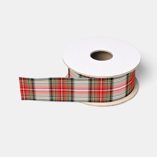 Weihnachts-Kariert Ripsband (Spule)