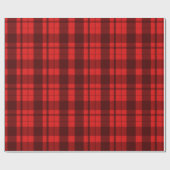 Weihnachts-Kariert-Wrackpapier Geschenkpapier (Flach)