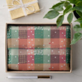 Weihnachts-Karierte Linde Seidenpapier (Geschenk)