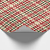 Weihnachts Kariertes 18-GIFT-WRAPPING-PAPIER Geschenkpapier (Ecke)
