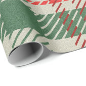 Weihnachts Kariertes Tartan Muster Geschenkpapier (Rolleneckpunkt)