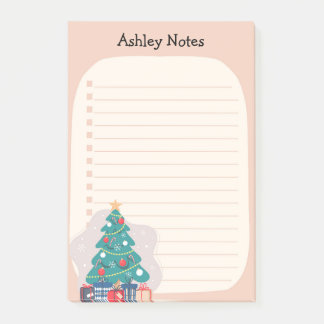 Weihnachts-Karo-Liste zu tun Planungs-Design Post-it Klebezettel
