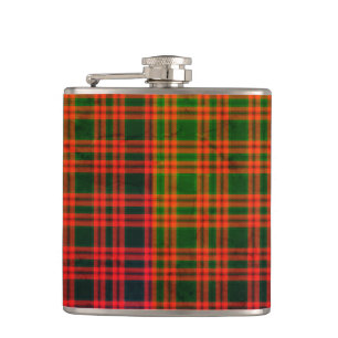 Weihnachts-Karomuster-Design-62669 Flachmann