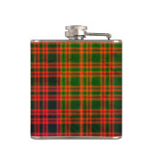 Weihnachts-Karomuster-Design-62669 Flachmann (Rückseite)