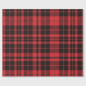 Weihnachts-Karomuster  Geschenkpapier (Flach)