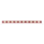 Weihnachts-Karomuster-Satinband Satinband (Vorderseite)