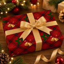 Weihnachts-Karopapier