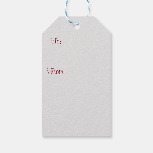 Weihnachts-Karusselsgeschenktafeln Geschenkanhänger (Rückseite)