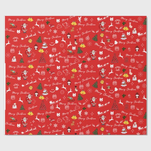 Weihnachts-Käserei Geschenkpapier (Flach)