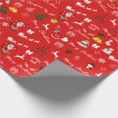 Weihnachts-Käserei Geschenkpapier (Ecke)