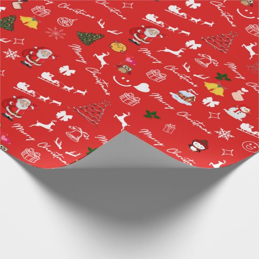 Weihnachts-Käserei Geschenkpapier (Ecke)