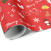 Weihnachts-Käserei Geschenkpapier (Rolleneckpunkt)