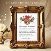 Weihnachts-Katholische Hochzeitskarte Platzkarte