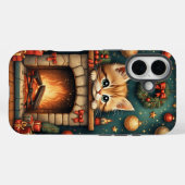 Weihnachts Kätzchen Case-Mate iPhone Hülle (Rückseite (Horizontal))