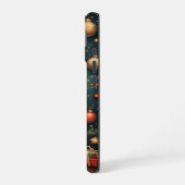 Weihnachts Kätzchen iPhone 16 Hülle (Linke Seite)
