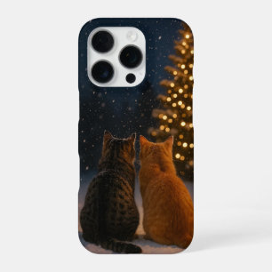 Weihnachts-Katzen-Paar iPhone-Hülle 16 Pro iPhone 16 Pro Hülle