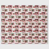 Weihnachts-Kavaliers König Charles und Labradoodle Geschenkpapier (Flach)