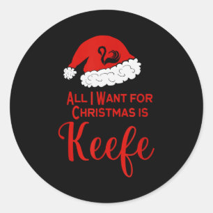 Weihnachts-Keefe-Shirt für Keeper-Fans von The Los Runder Aufkleber