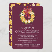 Weihnachts-Keks mit tiefer Erde Einladung (Vorne/Hinten)
