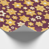 Weihnachts-Keks mit tiefer Erde Geschenkpapier (Ecke)