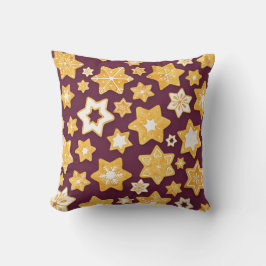 Weihnachts-Keks mit tiefer Erde Kissen