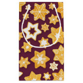 Weihnachts-Keks mit tiefer Erde Kleine Geschenktüte (Rückseite)