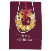 Weihnachts-Keks mit tiefer Erde Mittlere Geschenktüte (Rückseite)