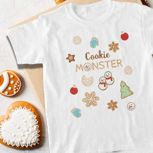 Weihnachts-Keks-Monster Kinder T-Shirt