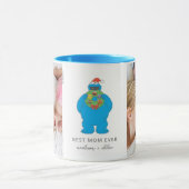 Weihnachts-Keksmonster | Beste Mama - Foto Tasse (Zentrum)