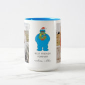 Weihnachts-Keksmonster | Die besten Freunde - Foto Zweifarbige Tasse (Mittel)