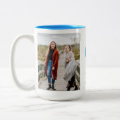 Weihnachts-Keksmonster | Die besten Freunde - Foto Zweifarbige Tasse (Links)