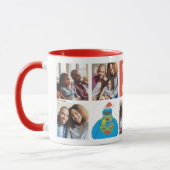 Weihnachts-Keksmonster | Mama - FotoCollage Tasse (Links)