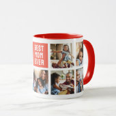 Weihnachts-Keksmonster | Mama - FotoCollage Tasse (VorderseiteRechts)