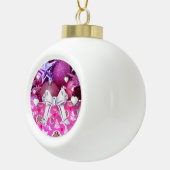 Weihnachts-Keramik Ball Ornament (Rechts)