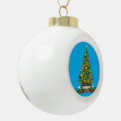 Weihnachts-Keramik Ball Ornament (Links)