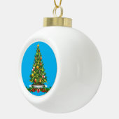 Weihnachts-Keramik Ball Ornament (Rechts)