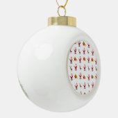 Weihnachts-Keramik Ball Ornament (Links)