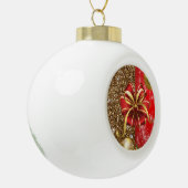 Weihnachts-Keramik Ball Ornament (Links)