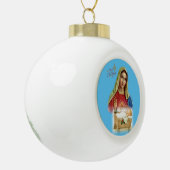 Weihnachts-Keramik-Ball-Ornament, Jesus Christus Keramik Kugel-Ornament (Links)