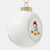 Weihnachts-Keramik Ball Ornament, Possum Blumenstr Keramik Kugel-Ornament (Links)