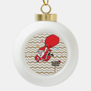 Weihnachts-Keramik Ball Ornament, Weihnachten Keramik Kugel-Ornament