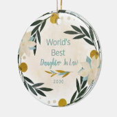 Weihnachts-Keramik: Die größte JuristenTochter der Keramik Ornament (Links)