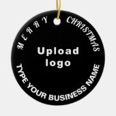 Weihnachts-Keramik Keramik Ornament (Vorne)