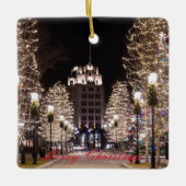 Weihnachts-Keramik Ornament (Vorderseite)