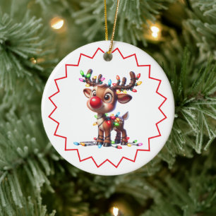 Weihnachts-Keramik-Ornament Keramik Ornament