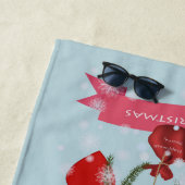 Weihnachts-Keramik Strandtuch (Beispiel)